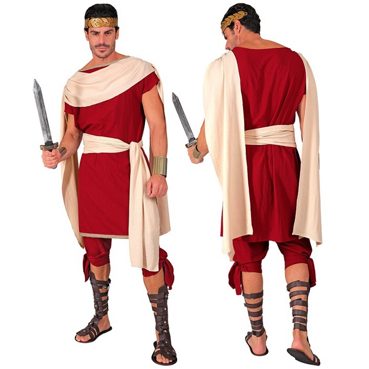 Op deze afbeelding zie je een Kostuums, van het merk Widmann. Enorm Aantrekkelijke Romein Man Kostuum