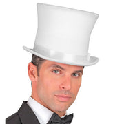 Op deze afbeelding zie je een Accessoires, van het merk Widmann. Hoge Deftige Hoed Wit