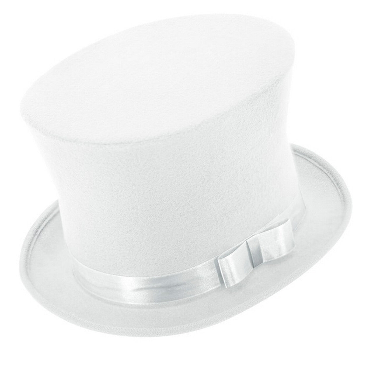 Op deze afbeelding zie je een Accessoires, van het merk Widmann. Hoge Deftige Hoed Wit