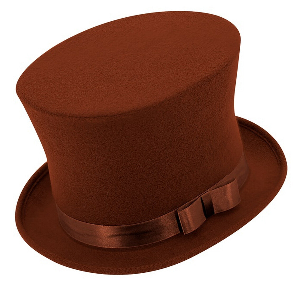 Op deze afbeelding zie je een Accessoires, van het merk Widmann. Hoge Deftige Hoed Bruin