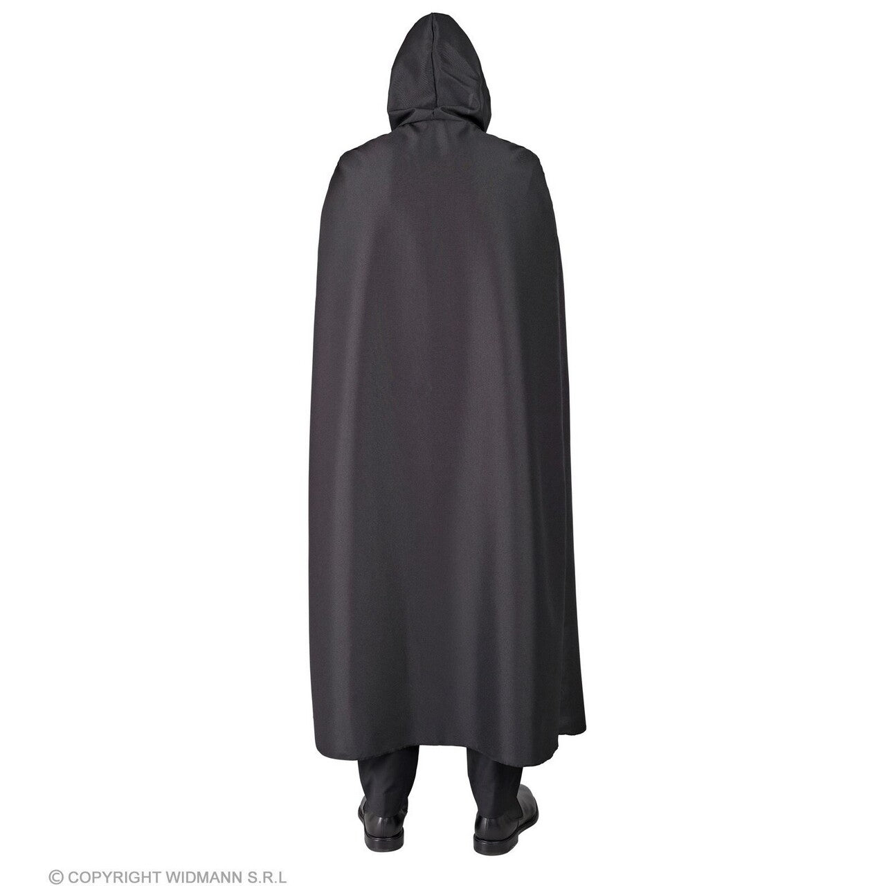Op deze afbeelding zie je een Kostuums, van het merk Widmann. Enorm Lange Skelet Cape Met Kap
