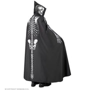 Op deze afbeelding zie je een Kostuums, van het merk Widmann. Skelet Cape Met Met Ruggengraat En Kap