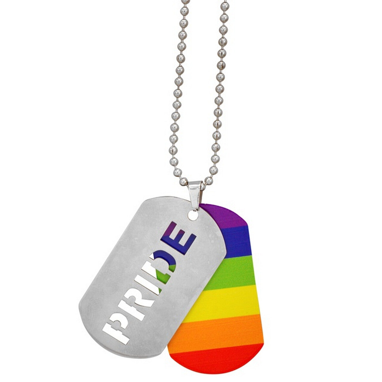 Op deze afbeelding zie je een Accessoires, van het merk Widmann. Ketting Rainbow Pride