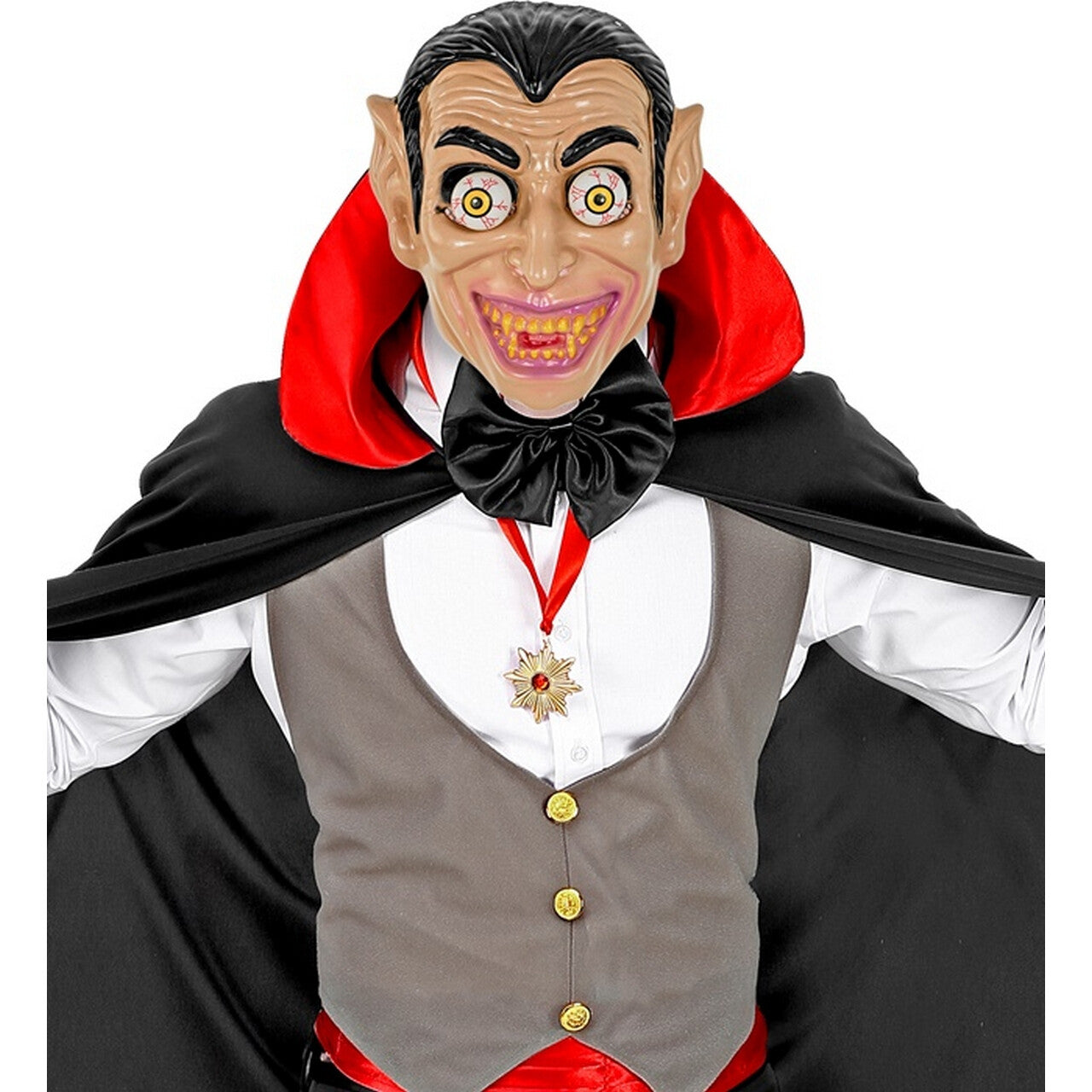 Op deze afbeelding zie je een Accessoires, van het merk Widmann. Masker Bloeddorstige Vampier