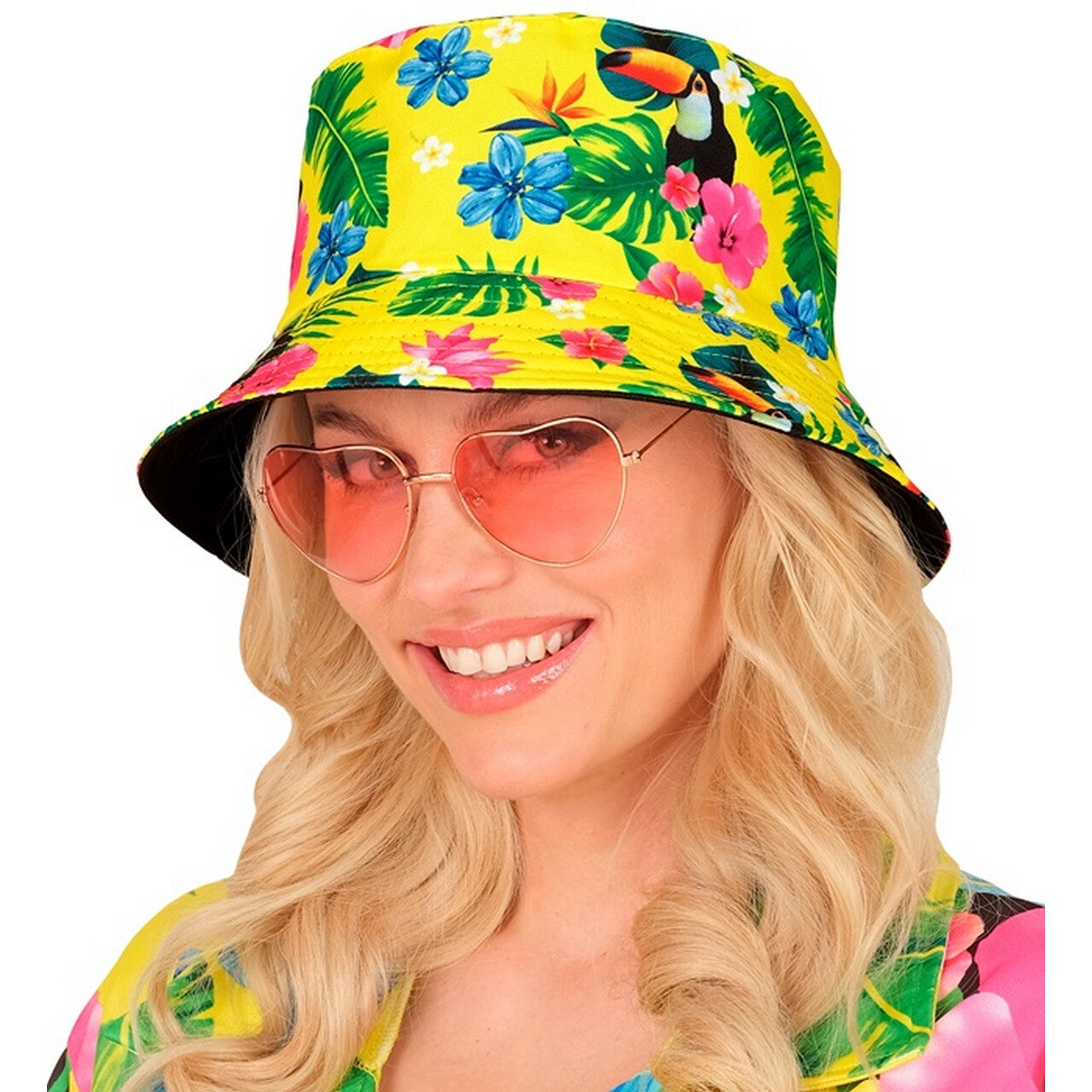 Op deze afbeelding zie je een Accessoires, van het merk Widmann. Bucket Hat Sunny Days
