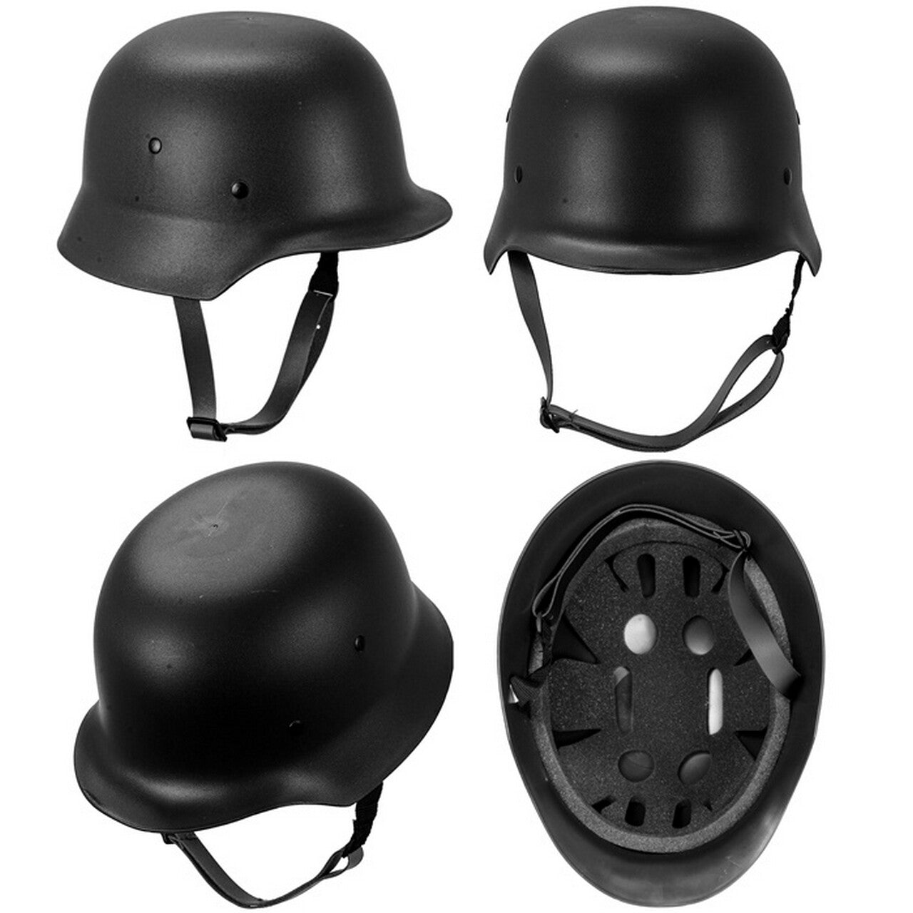 Op deze afbeelding zie je een Accessoires, van het merk Widmann. Zwarte Helm Militair Special Forces