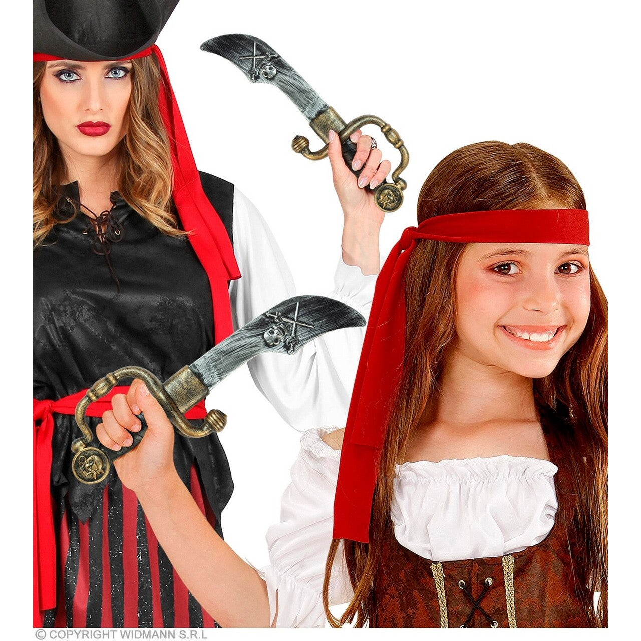 Op deze afbeelding zie je een Accessoires, van het merk Widmann. Zwaard Piraat Zwaaigraag