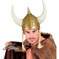 Viking Helm Met Hoorns En Vlechten