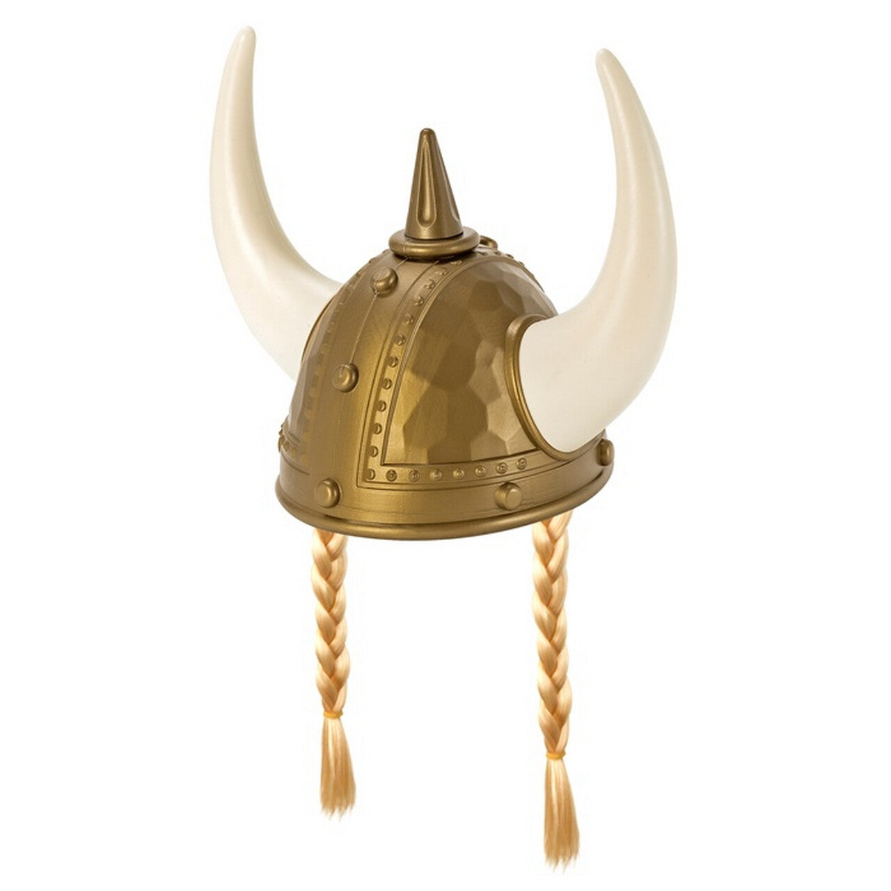 Op deze afbeelding zie je een Accessoires, van het merk Widmann. Viking Helm Met Hoorns En Vlechten