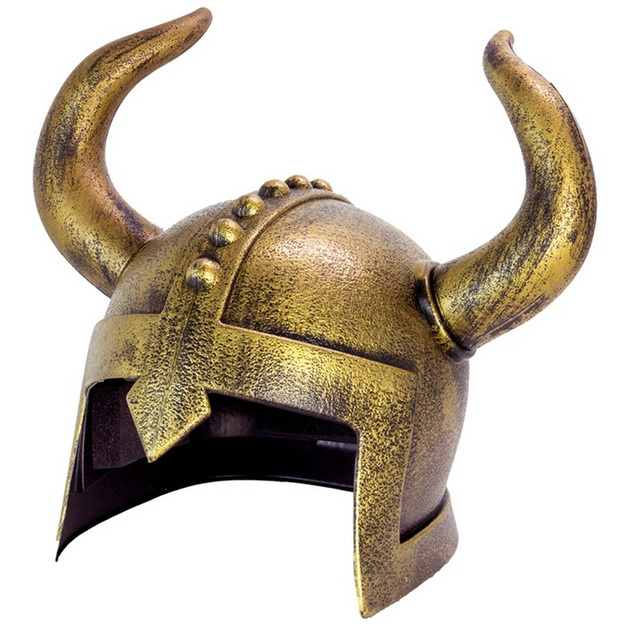 Op deze afbeelding zie je een Accessoires, van het merk Widmann. Gehoornde Viking Helm Hoiby