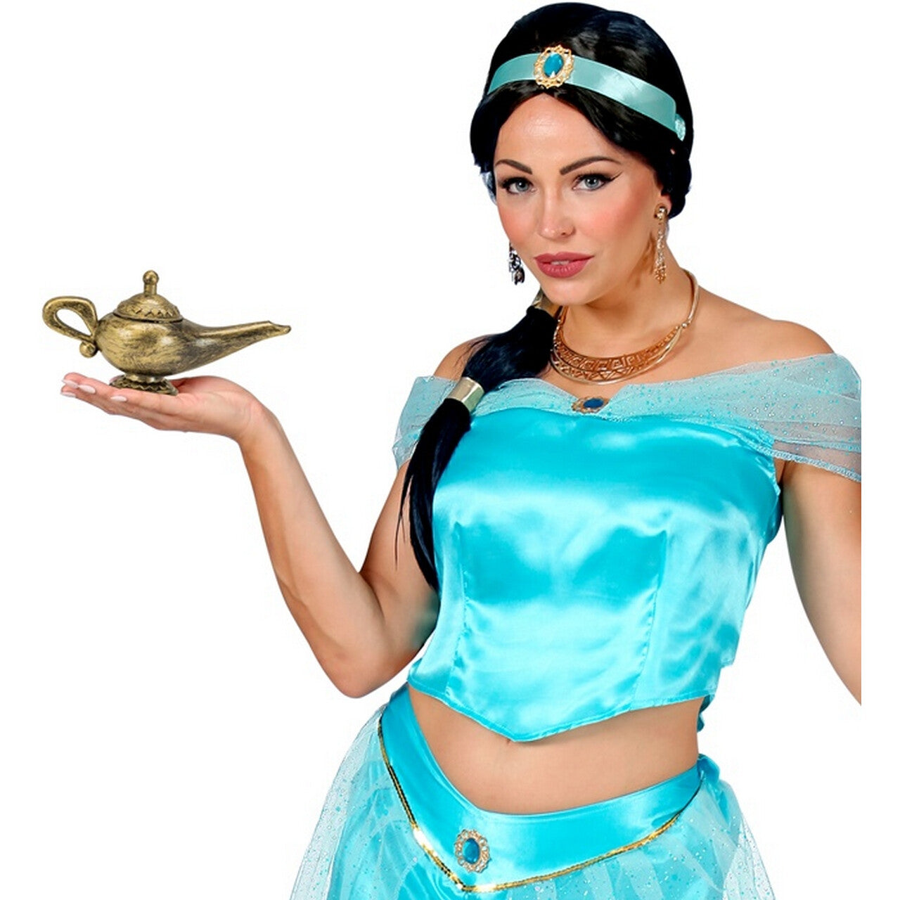 Op deze afbeelding zie je een Decoratie, van het merk Widmann. Genie Wensen Lamp
