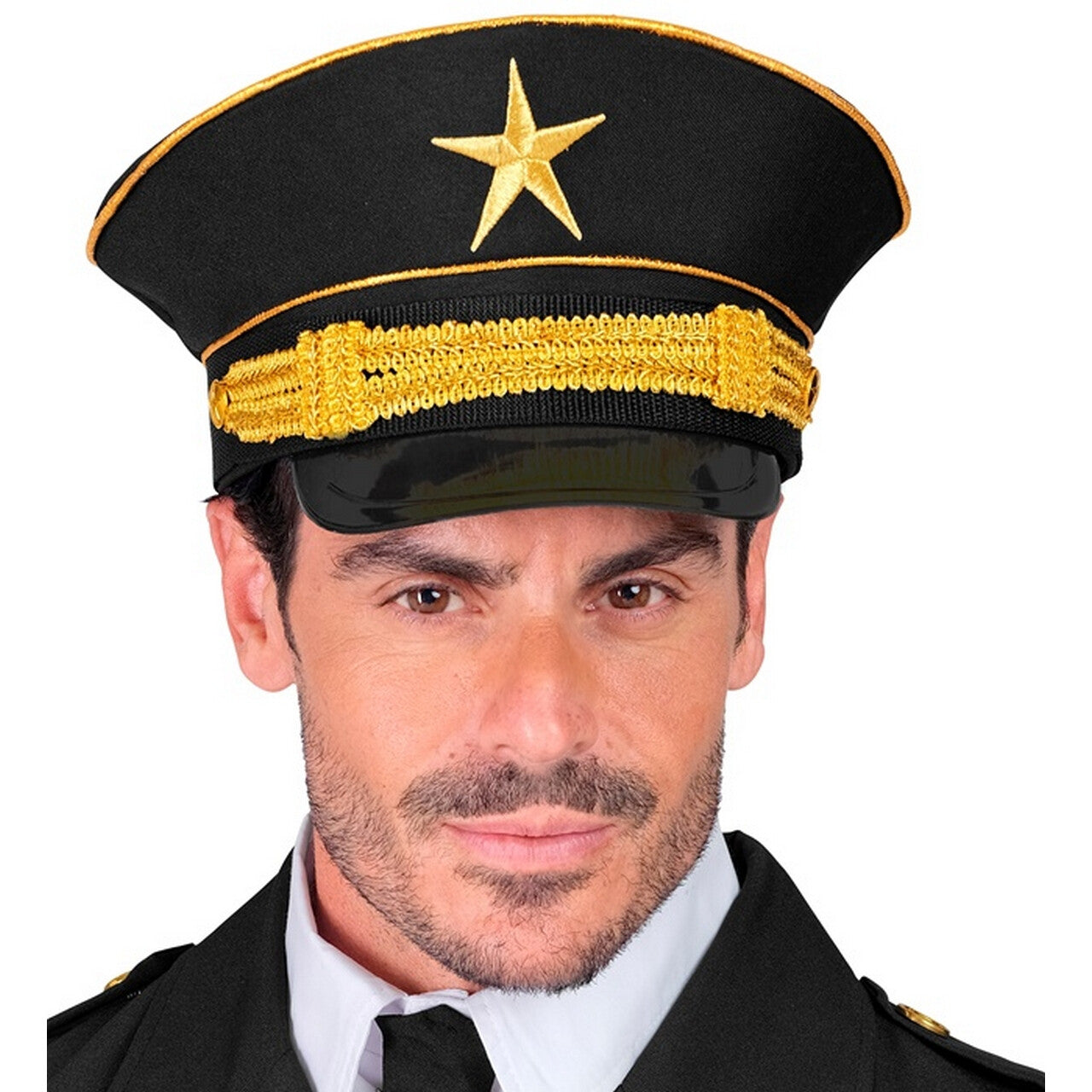Op deze afbeelding zie je een Accessoires, van het merk Widmann. Kapitein Goldstar Pet
