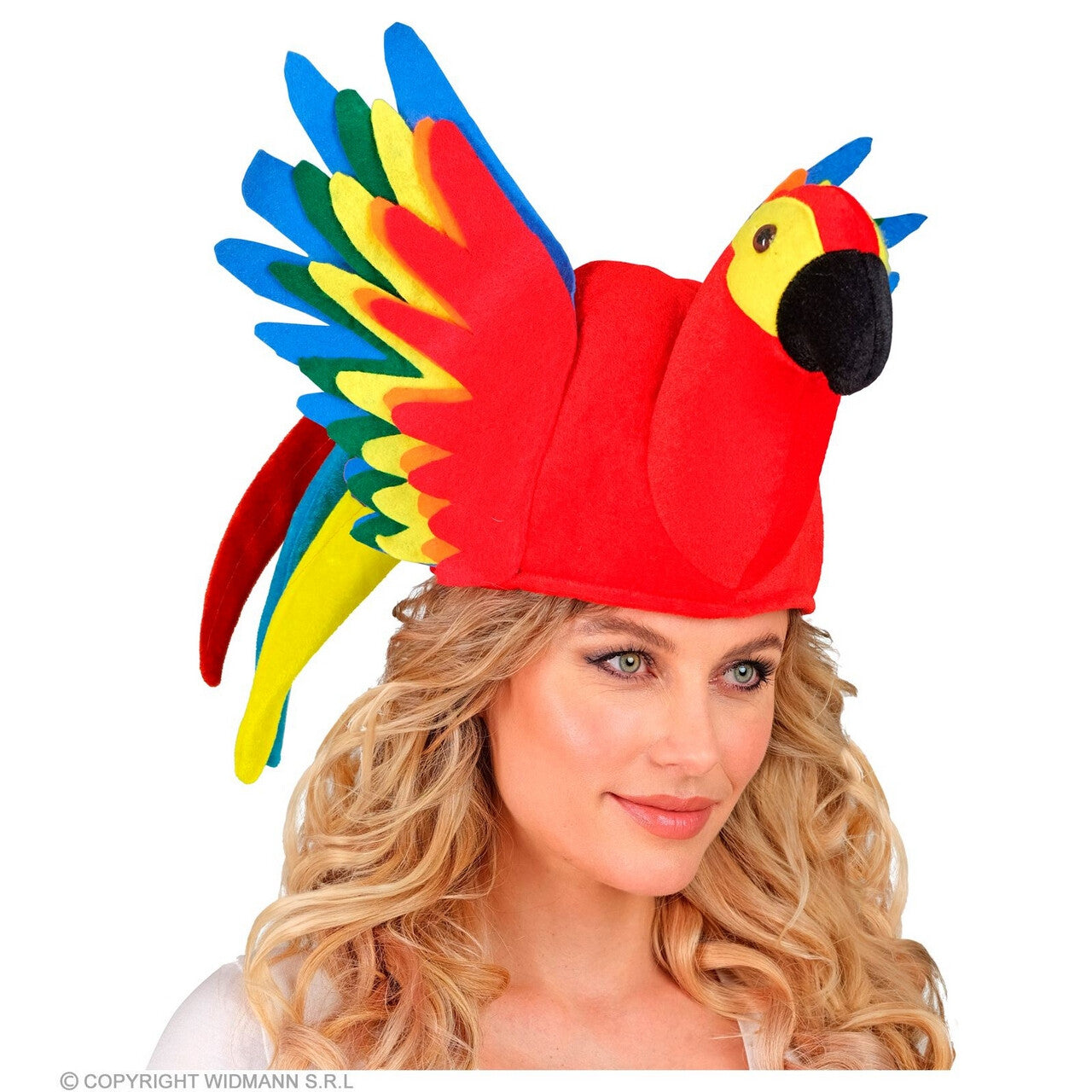 Op deze afbeelding zie je een Accessoires, van het merk Widmann. Muts Papegaai Praat Te Veel