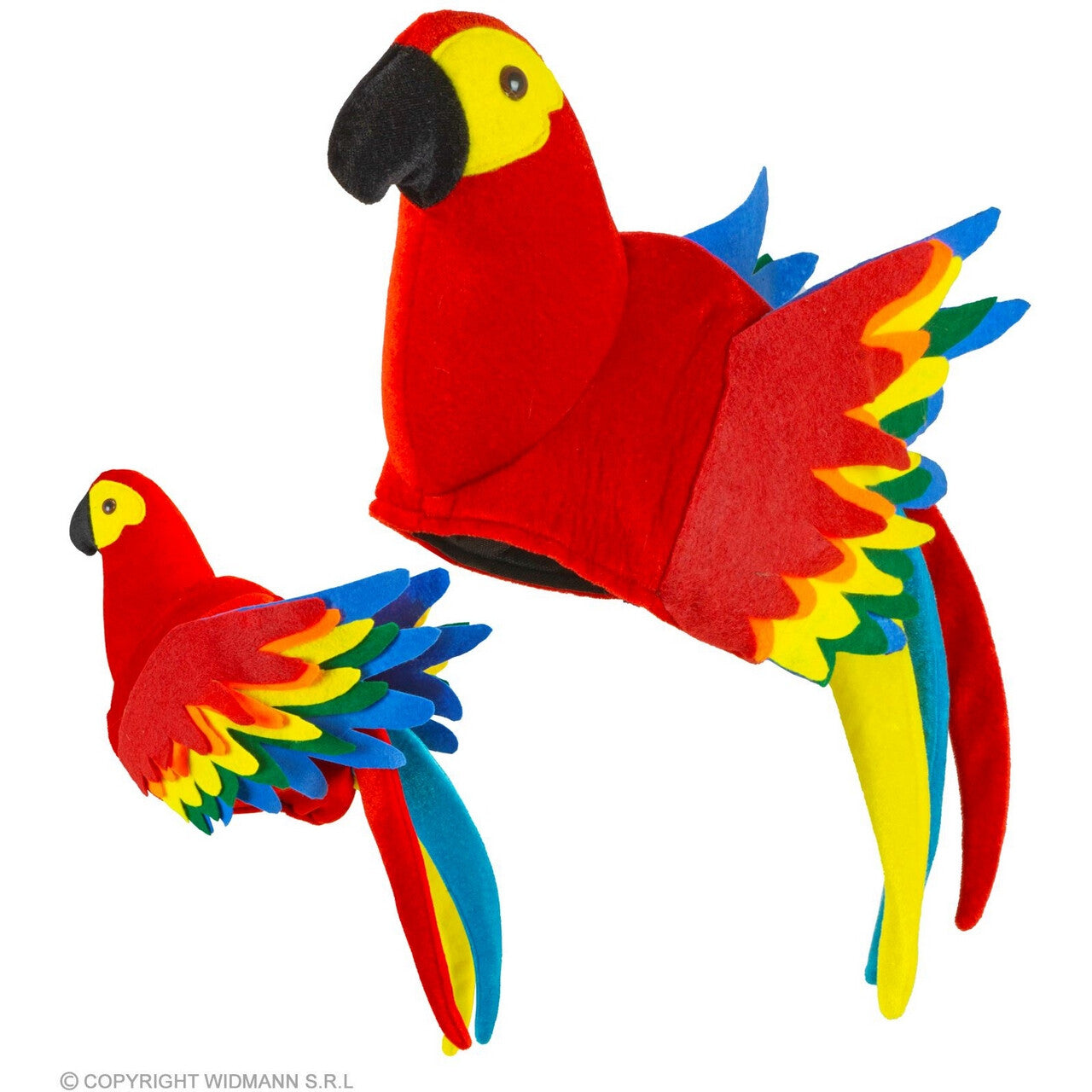 Op deze afbeelding zie je een Accessoires, van het merk Widmann. Muts Papegaai Praat Te Veel