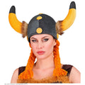 Viking Helm Met Oranje Vlechten