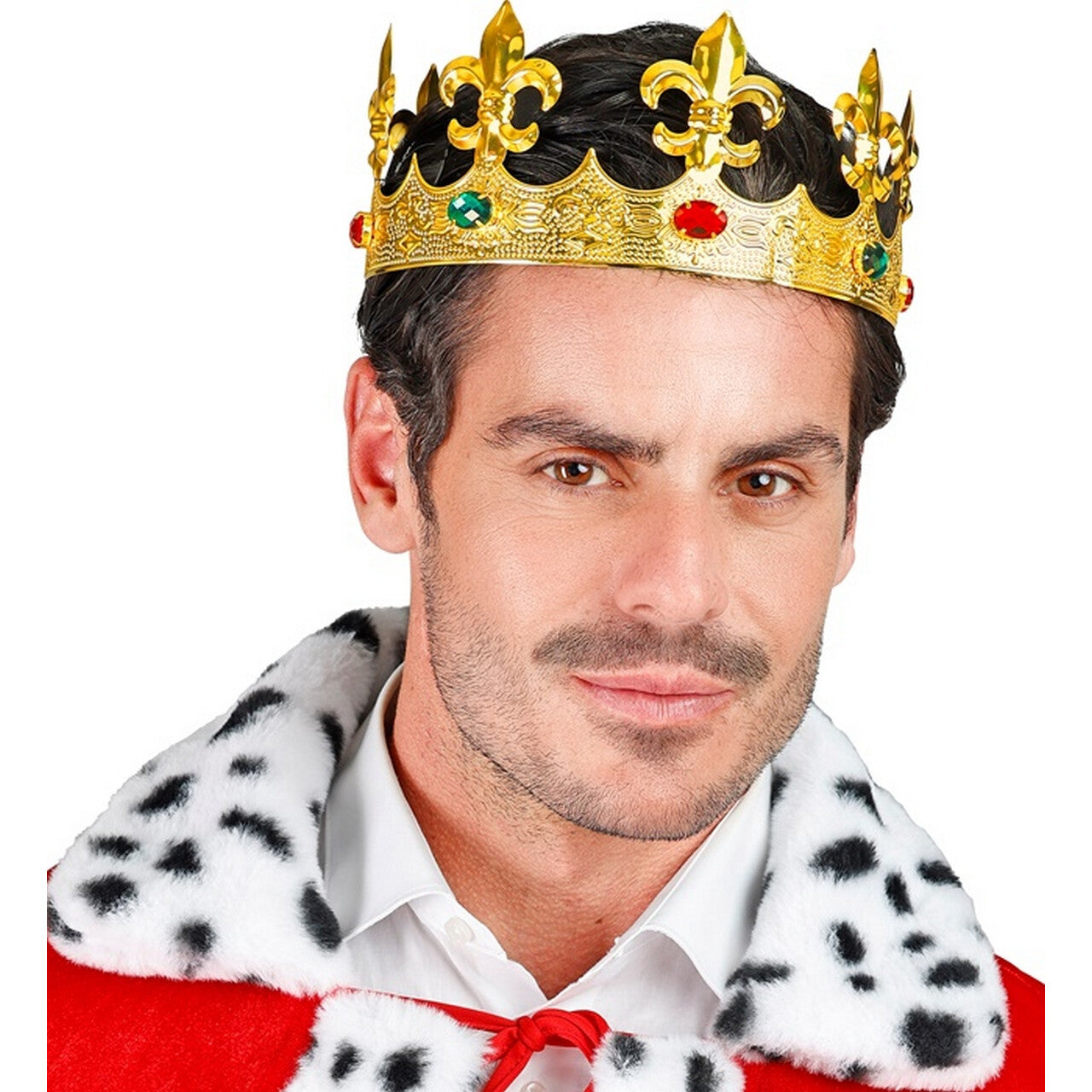 Op deze afbeelding zie je een Accessoires, van het merk Widmann. Kroon Koning Van Goudrijk