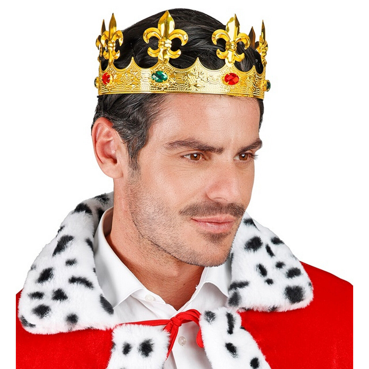 Op deze afbeelding zie je een Accessoires, van het merk Widmann. Kroon Koning Van Goudrijk