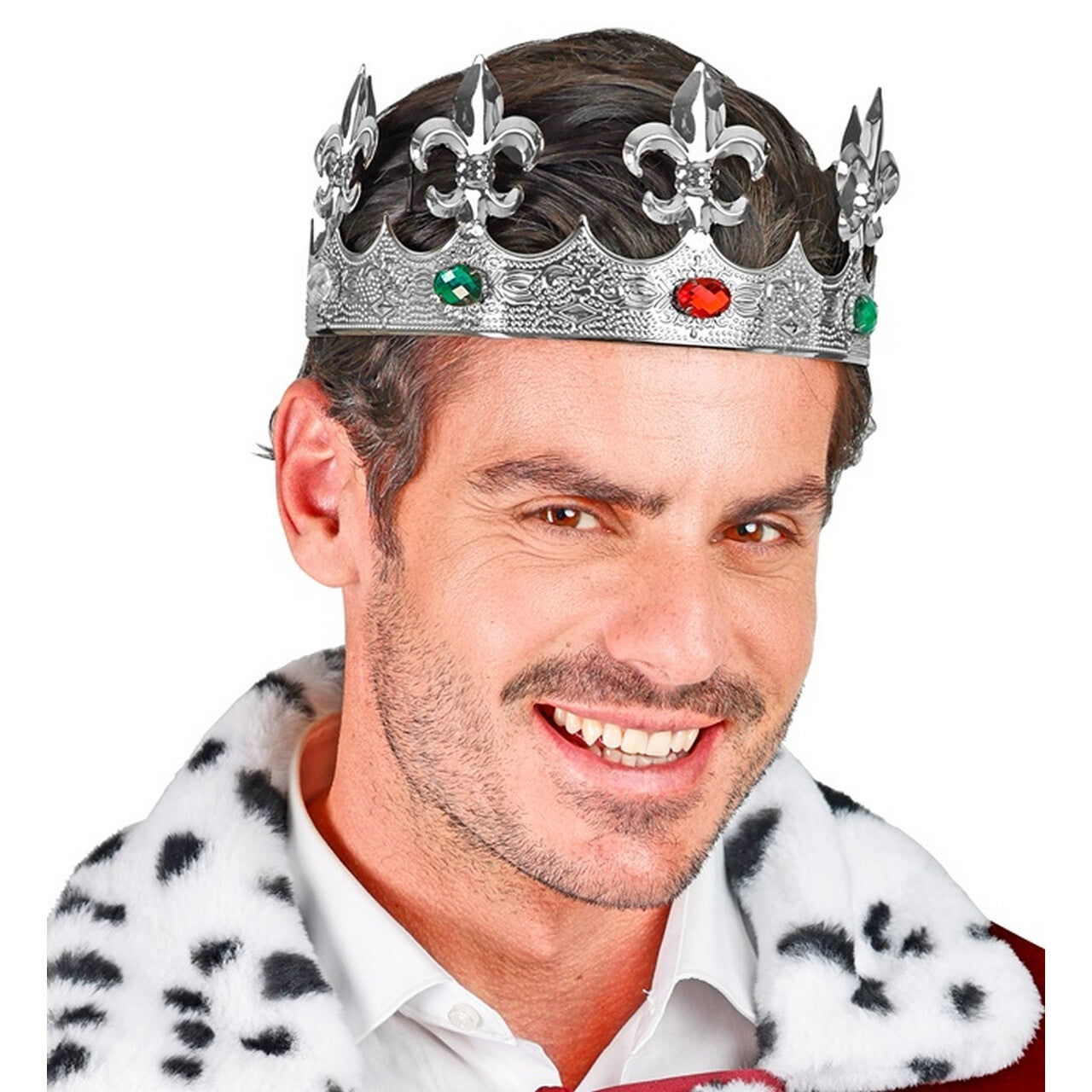 Op deze afbeelding zie je een Accessoires, van het merk Widmann. King Of The Iron Throne Kroon