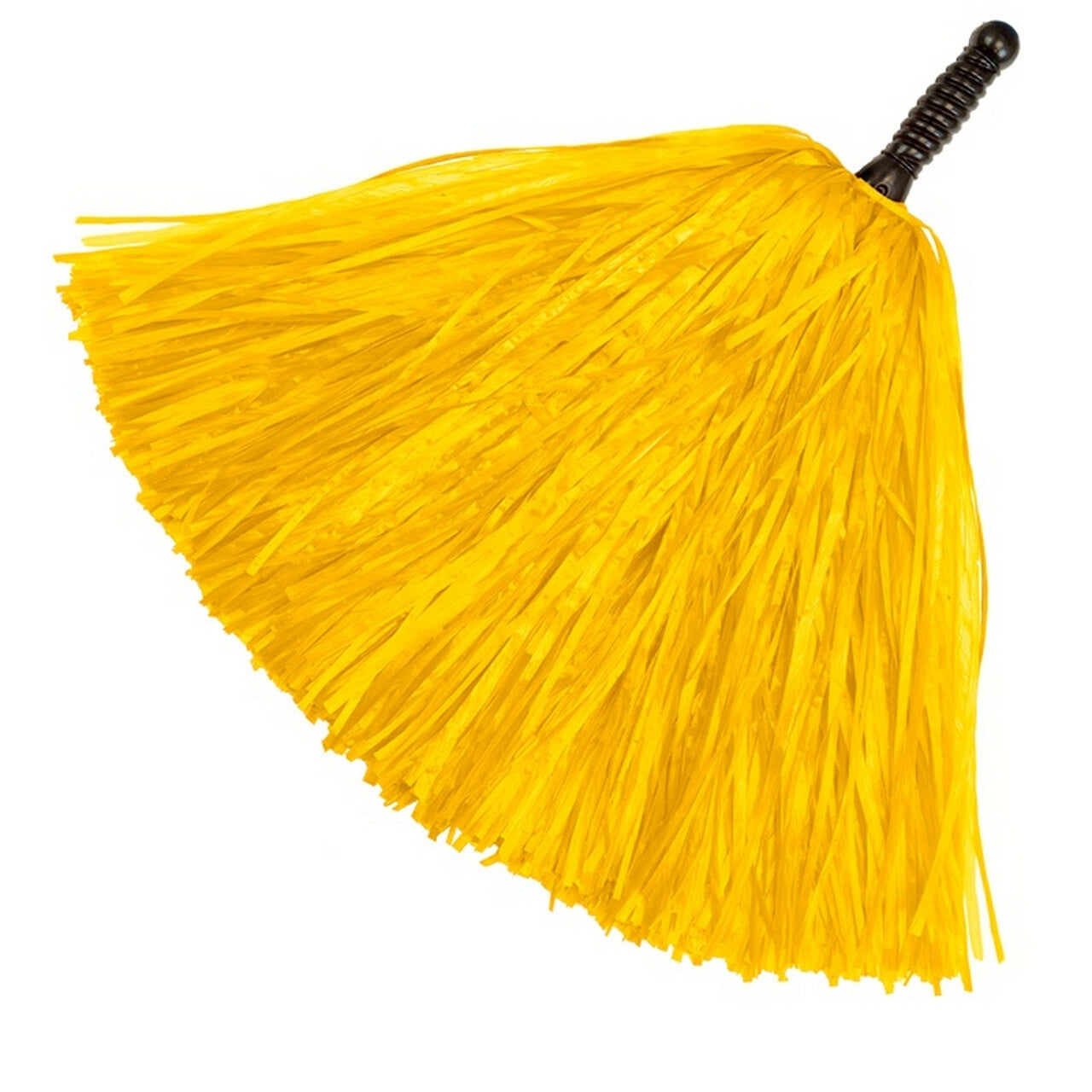 Op deze afbeelding zie je een Accessoires, van het merk Widmann. Cheerleader Pom Pom Geel 1 Stuk