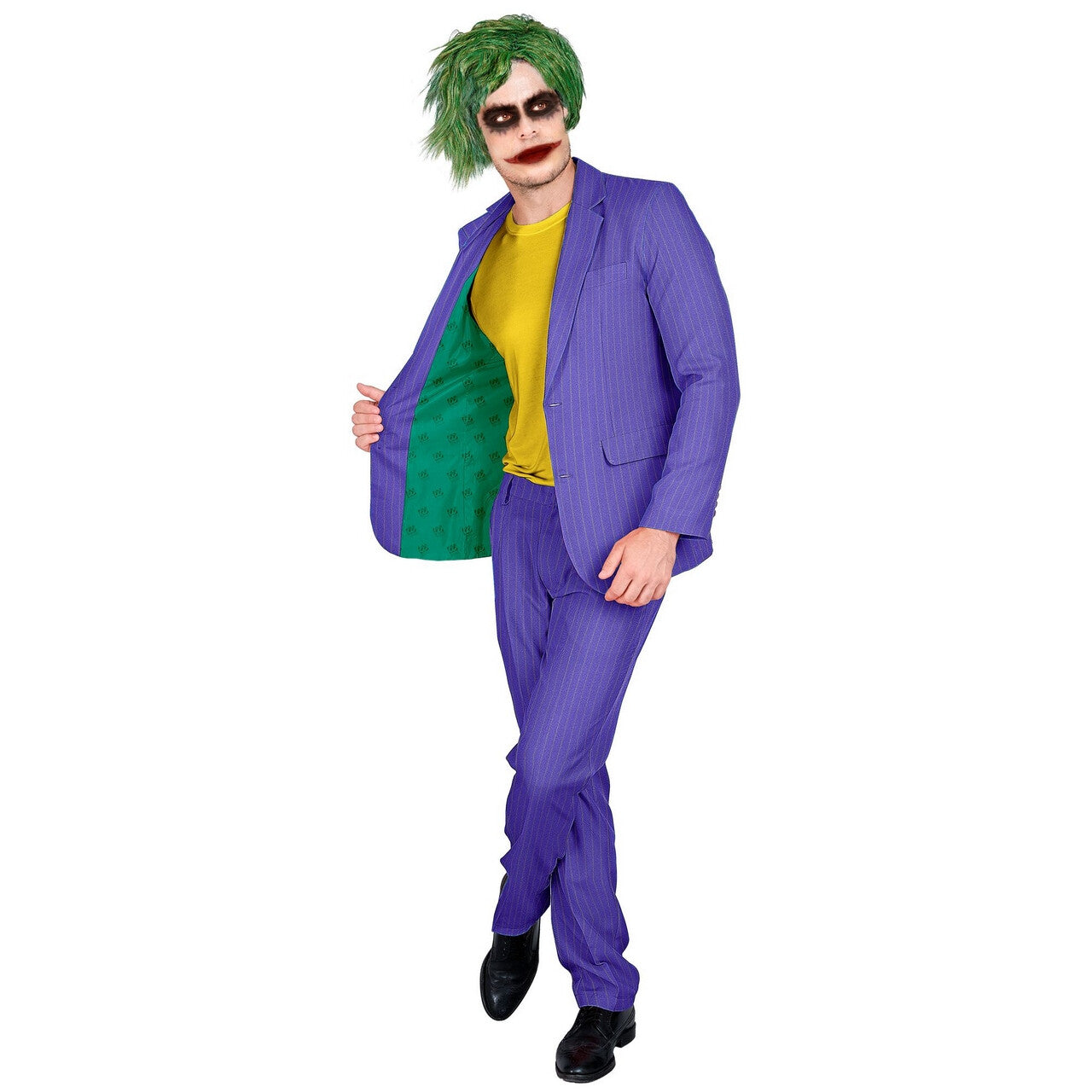 Op deze afbeelding zie je een Kostuums, van het merk Widmann. Jolly Joker Man Kostuum