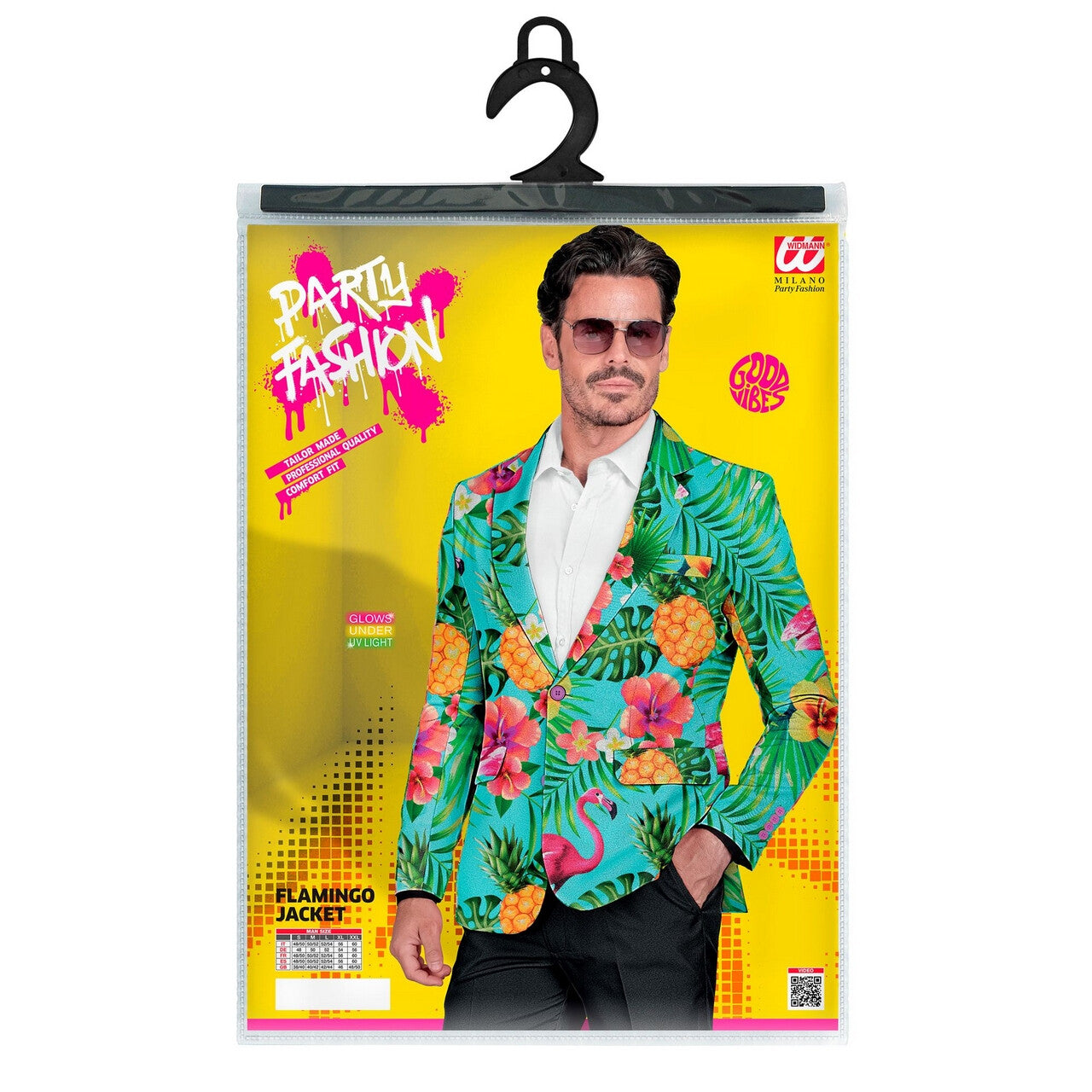 Op deze afbeelding zie je een Kostuums, van het merk Widmann. Festival Tropical Party Colbert Man