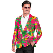 Op deze afbeelding zie je een Kostuums, van het merk Widmann. Classy Tropical Beach Colbert Man