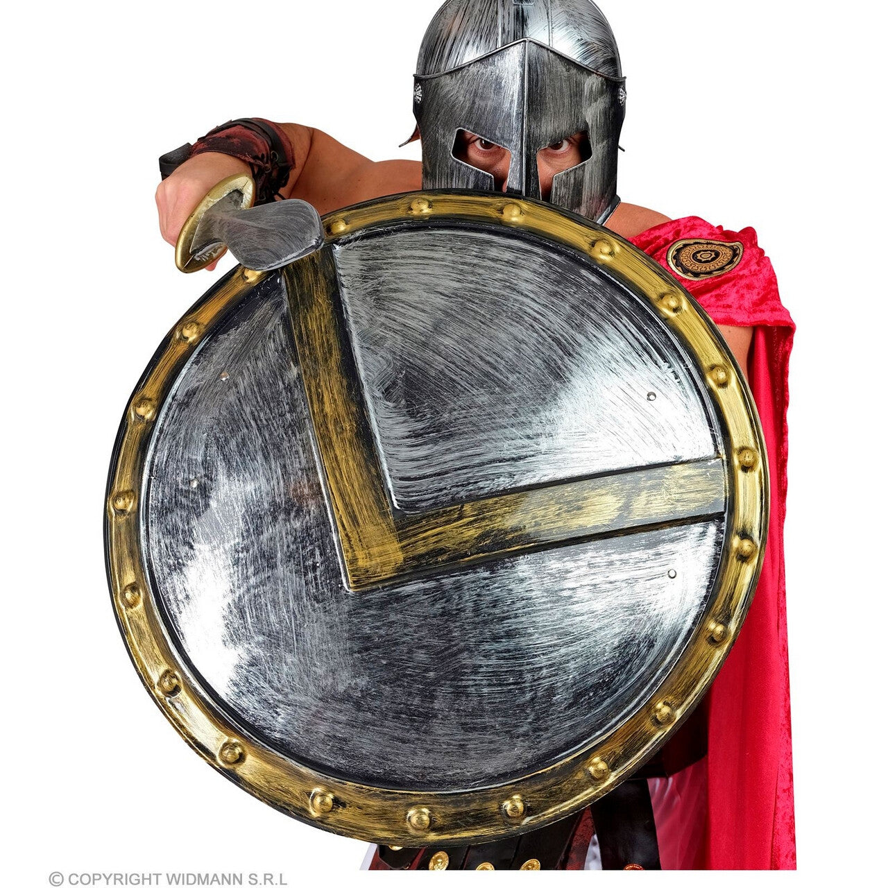 Op deze afbeelding zie je een Accessoires, van het merk Widmann. Schild Spartaanse Strijder