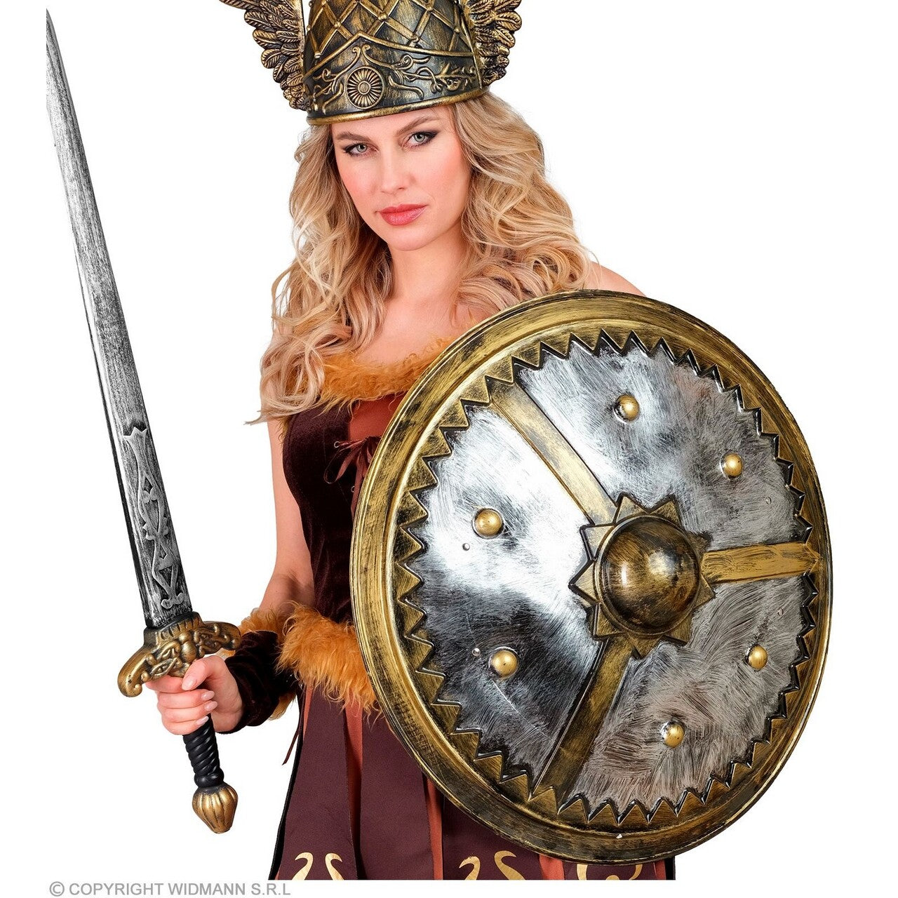 Op deze afbeelding zie je een Accessoires, van het merk Widmann. Schild Viking Floki
