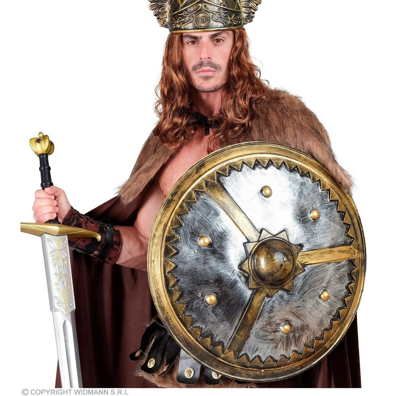 Op deze afbeelding zie je een Accessoires, van het merk Widmann. Schild Viking Floki