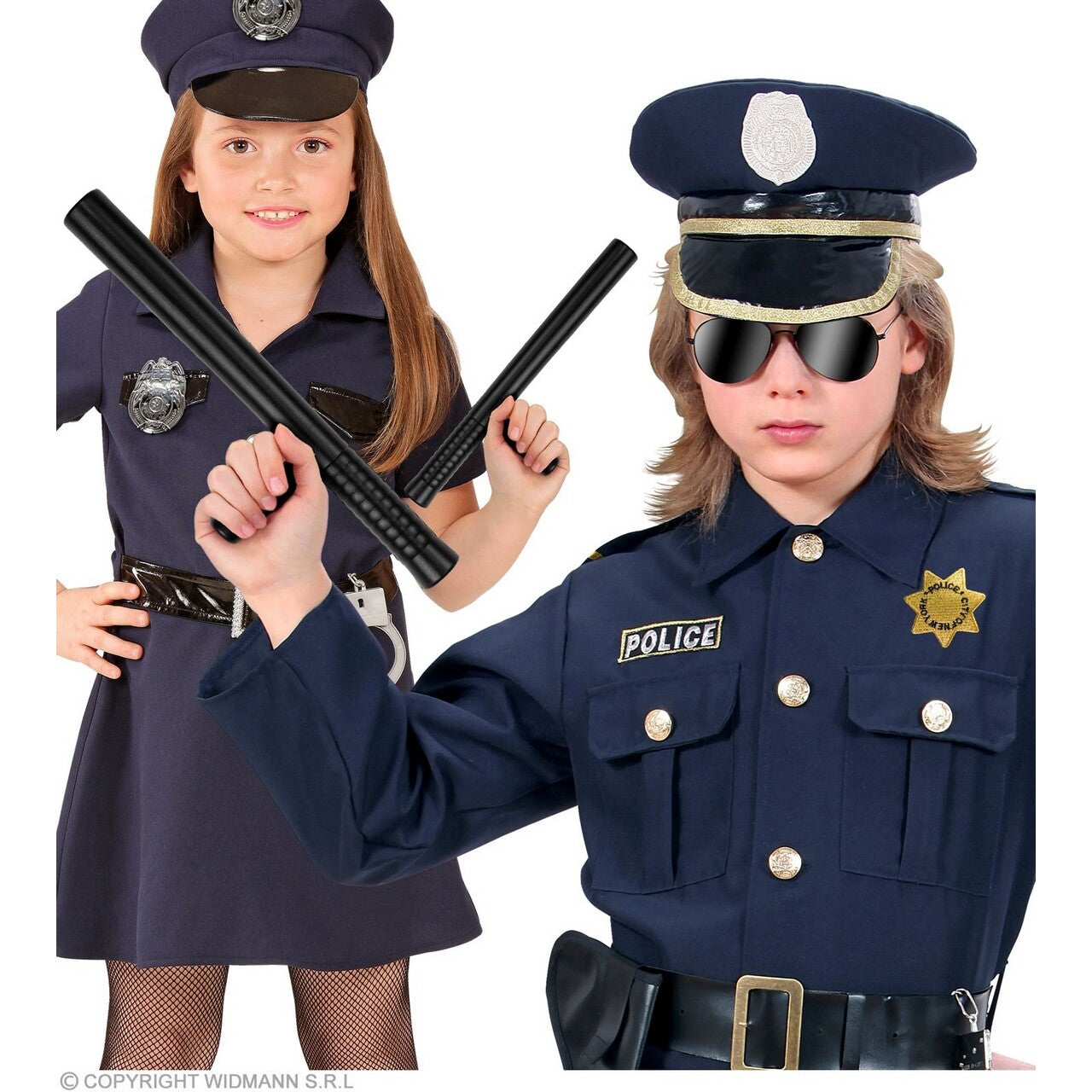 Op deze afbeelding zie je een Accessoires, van het merk Widmann. Politie Knuppel 29 Cm