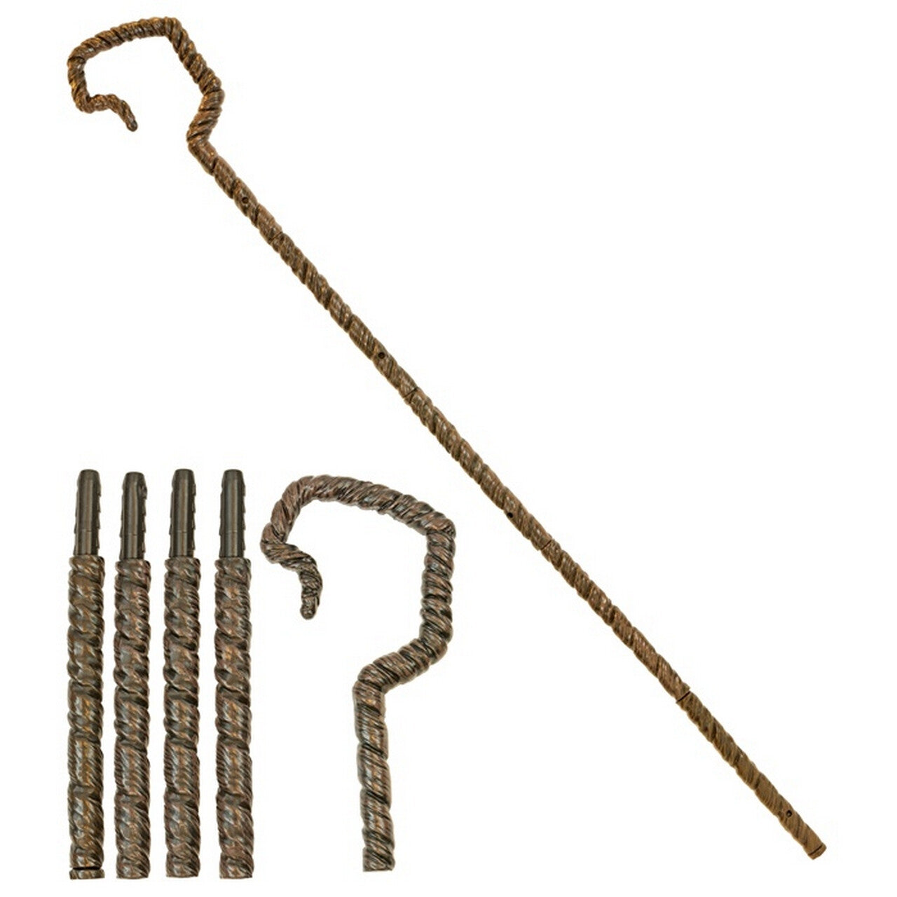Op deze afbeelding zie je een Kostuums, van het merk Widmann. Herders Of Tovenaars Staf 146 Centimeter Kostuum