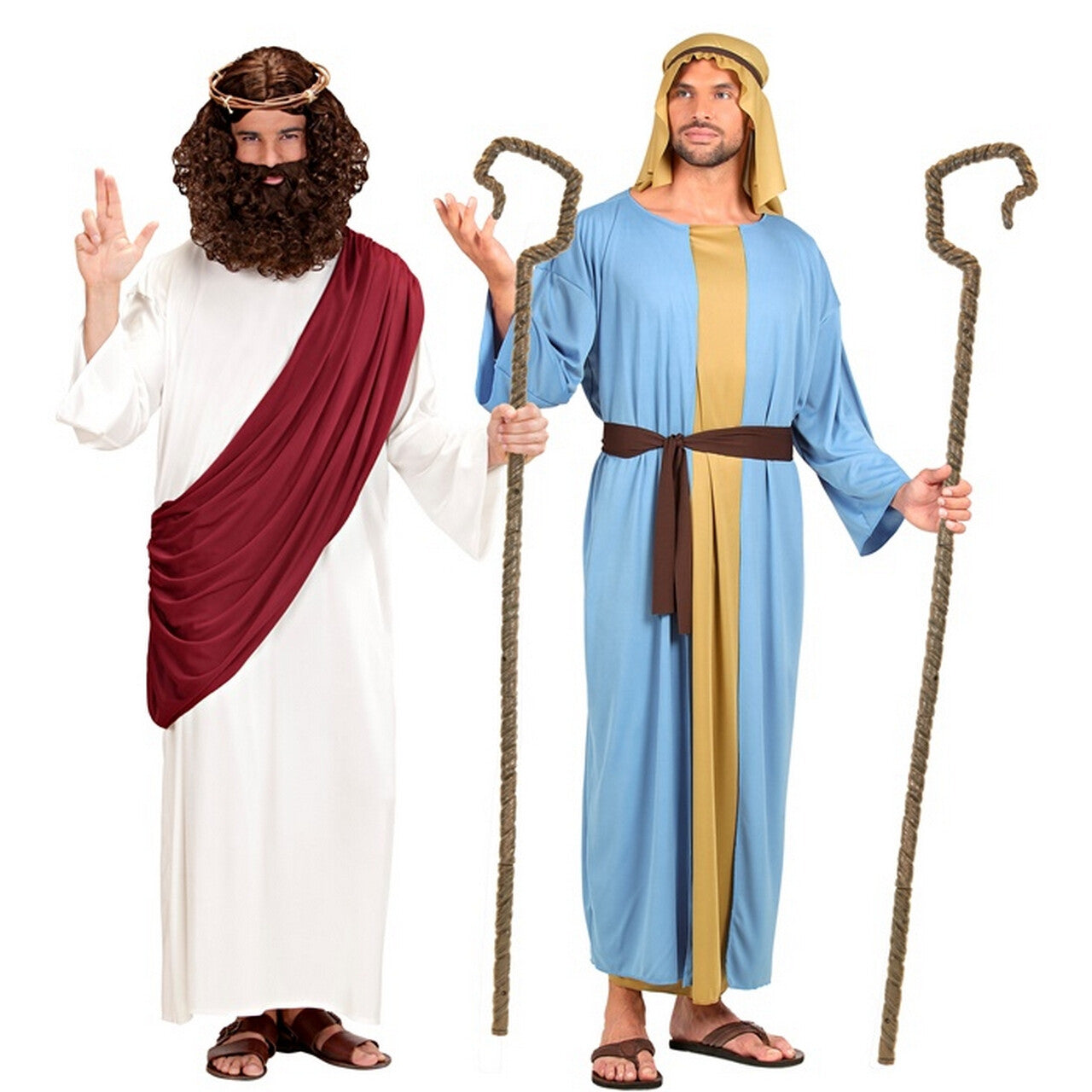 Op deze afbeelding zie je een Kostuums, van het merk Widmann. Herders Of Tovenaars Staf 146 Centimeter Kostuum