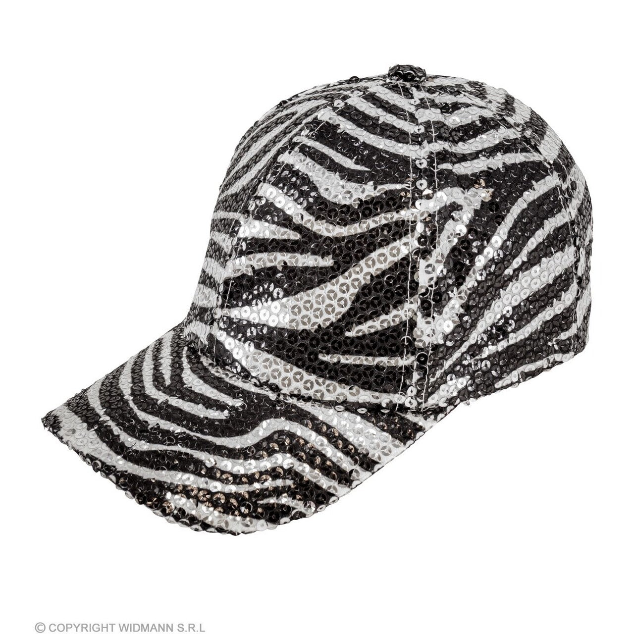 Op deze afbeelding zie je een Accessoires, van het merk Widmann. Pailletten Pet Zebra Safari