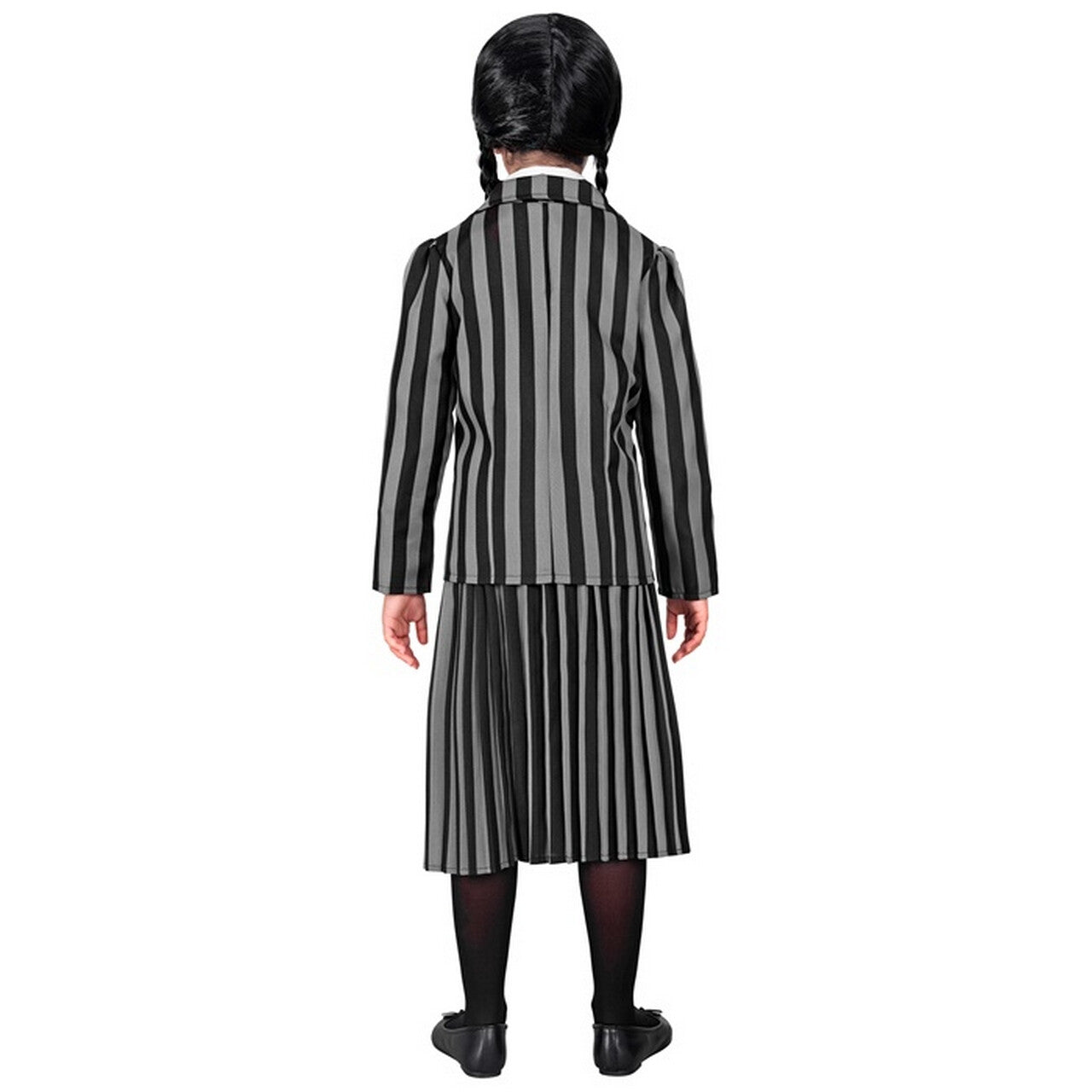 Op deze afbeelding zie je een Kostuums, van het merk Widmann. Schooluniform Nevermore School Wednesday Kind Meisje Kostuum