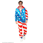 Op deze afbeelding zie je een Kostuums, van het merk Widmann. American Dream Team Trainingspak Kostuum