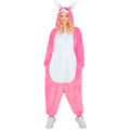 Roze Paaskonijn Onesie Kostuum