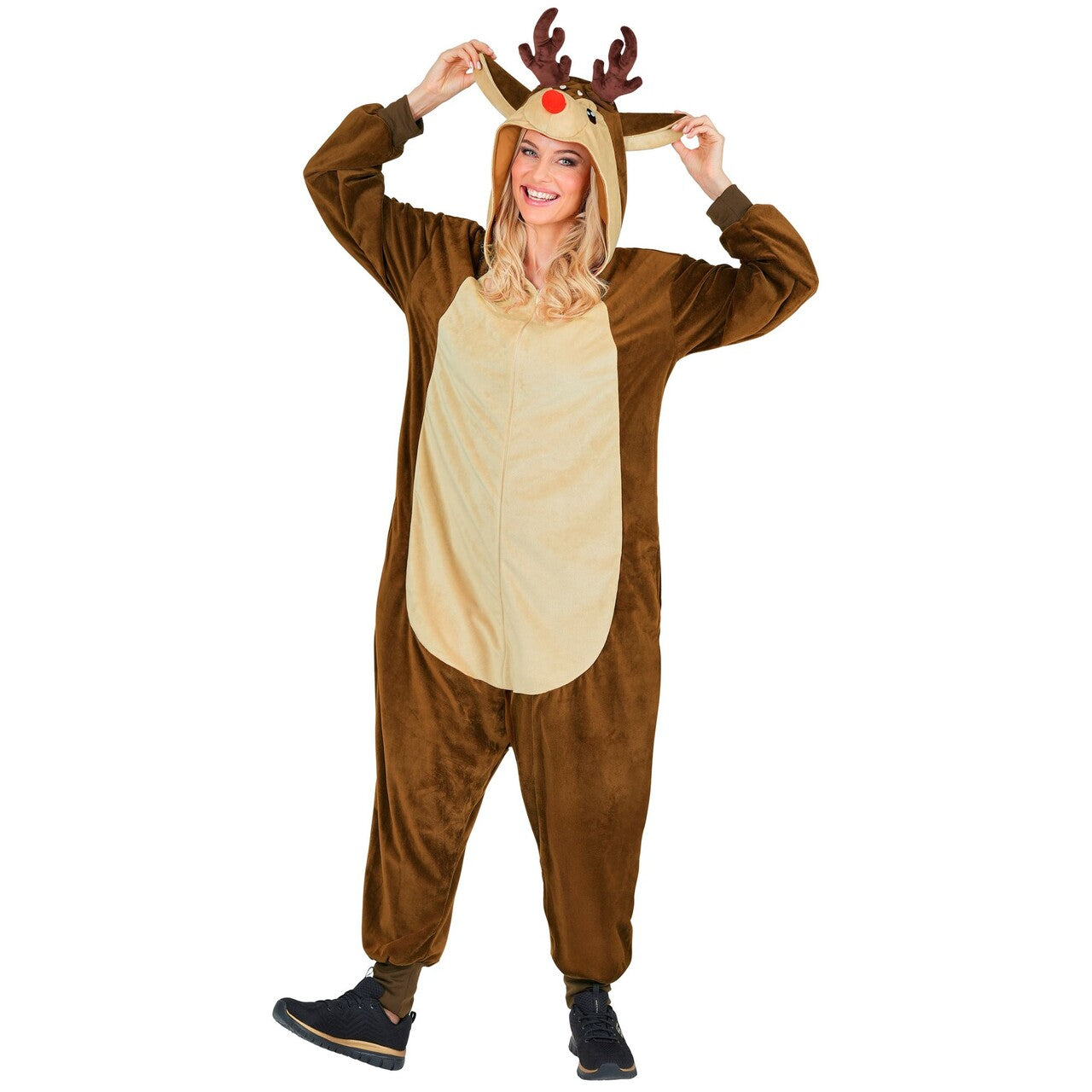 Op deze afbeelding zie je een Kostuums, van het merk Widmann. Ruud Rendier Onesie Kostuum