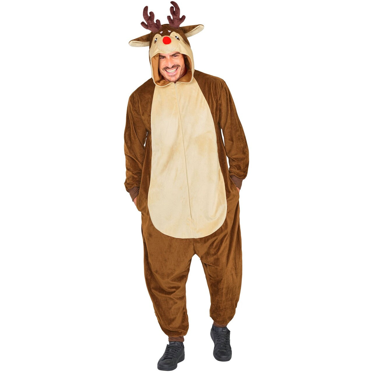 Op deze afbeelding zie je een Kostuums, van het merk Widmann. Ruud Rendier Onesie Kostuum