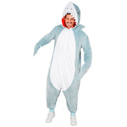 Op deze afbeelding zie je een Kostuums, van het merk Widmann. Hi De Haai Onesie Kostuum