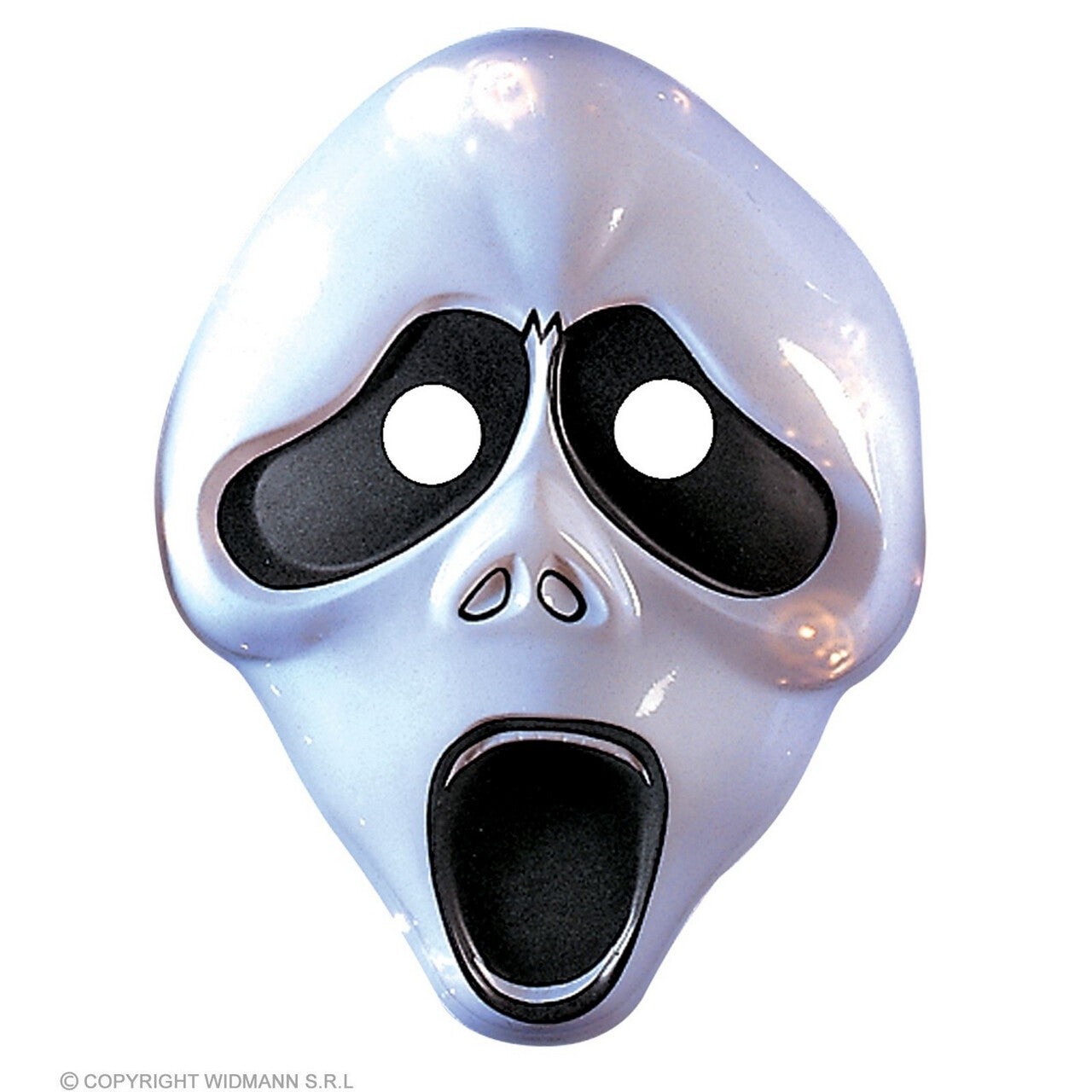 Op deze afbeelding zie je een Accessoires, van het merk Widmann. Boe Ik Schrik Spook Masker Kind