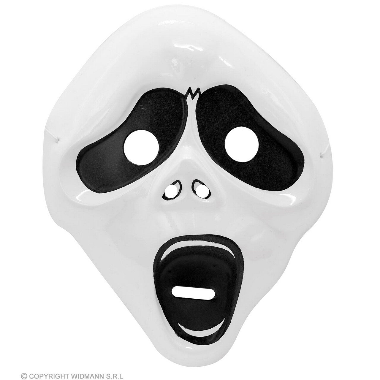 Op deze afbeelding zie je een Accessoires, van het merk Widmann. Boe Ik Schrik Spook Masker Kind