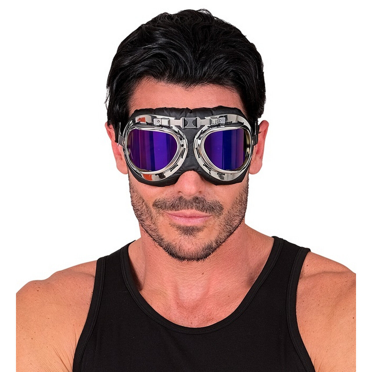 Op deze afbeelding zie je een Accessoires, van het merk Widmann. Coole Vliegeniersbril Piet Piloot