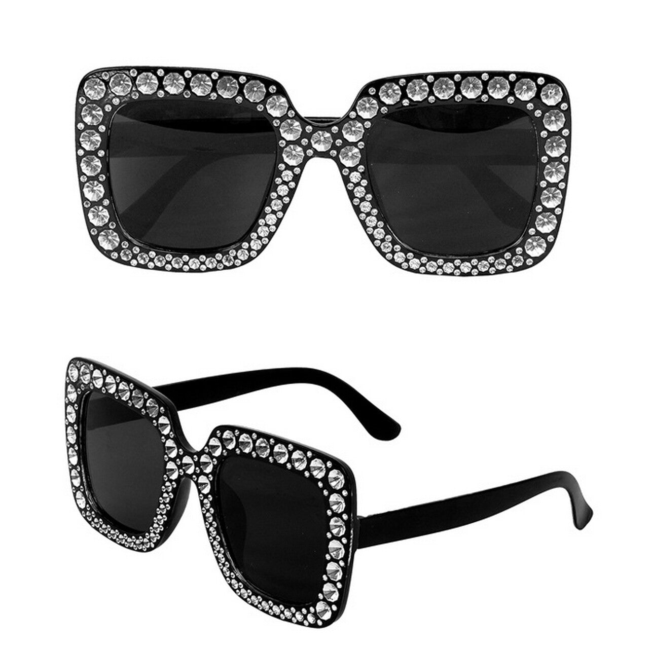 Op deze afbeelding zie je een Accessoires, van het merk Widmann. Bril Disco Shine