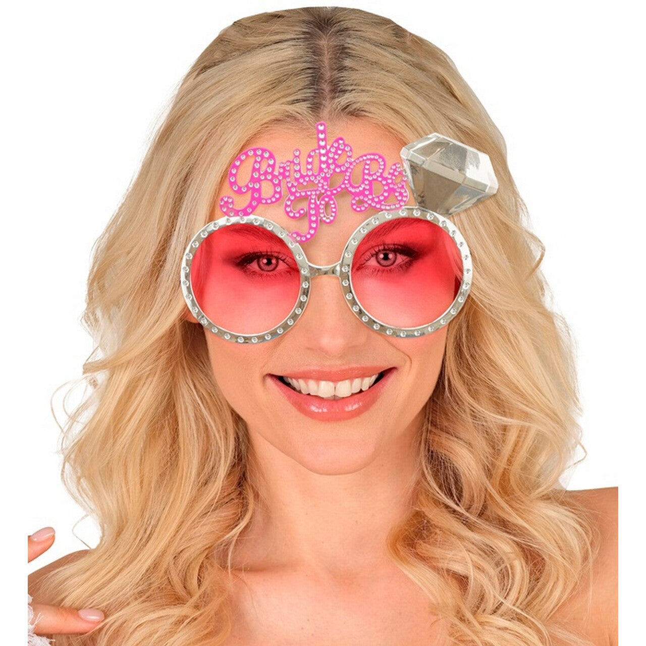 Op deze afbeelding zie je een Accessoires, van het merk Widmann. Bril Bride To Be