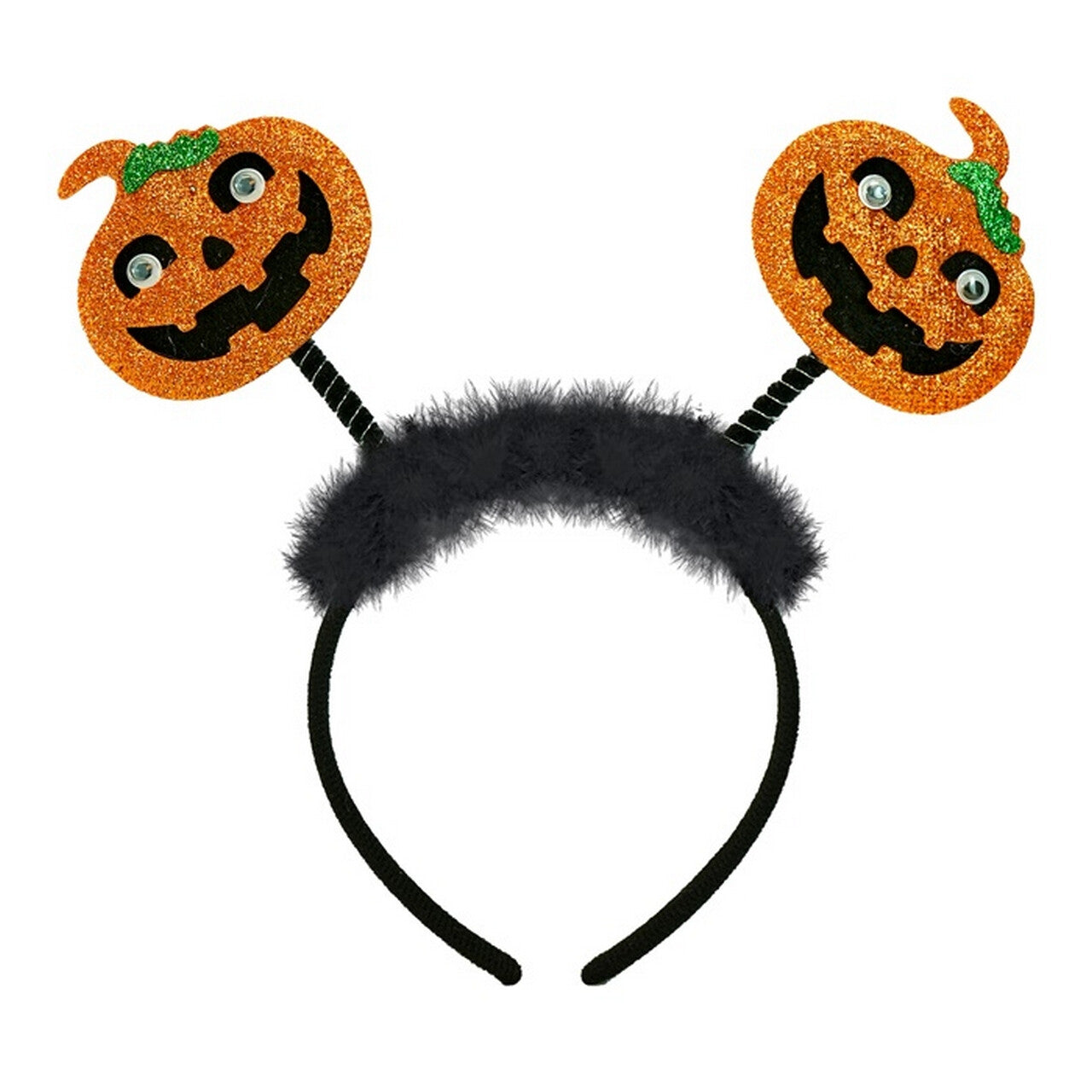 Op deze afbeelding zie je een Accessoires, van het merk Widmann. Hoofdband Bopper Pompoen