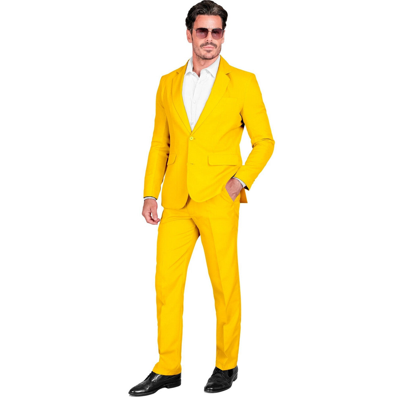 Op deze afbeelding zie je een Kostuums, van het merk Widmann. Mr Sunny Funny Man Kostuum