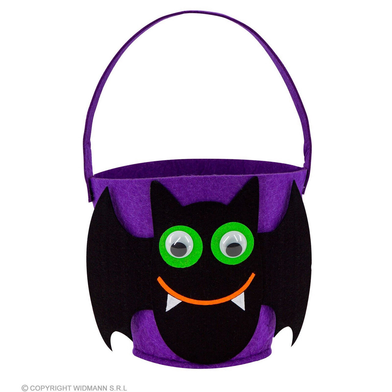 Op deze afbeelding zie je een Accessoires, van het merk Widmann. Trick Or Treat Snoeptas Vleermuis