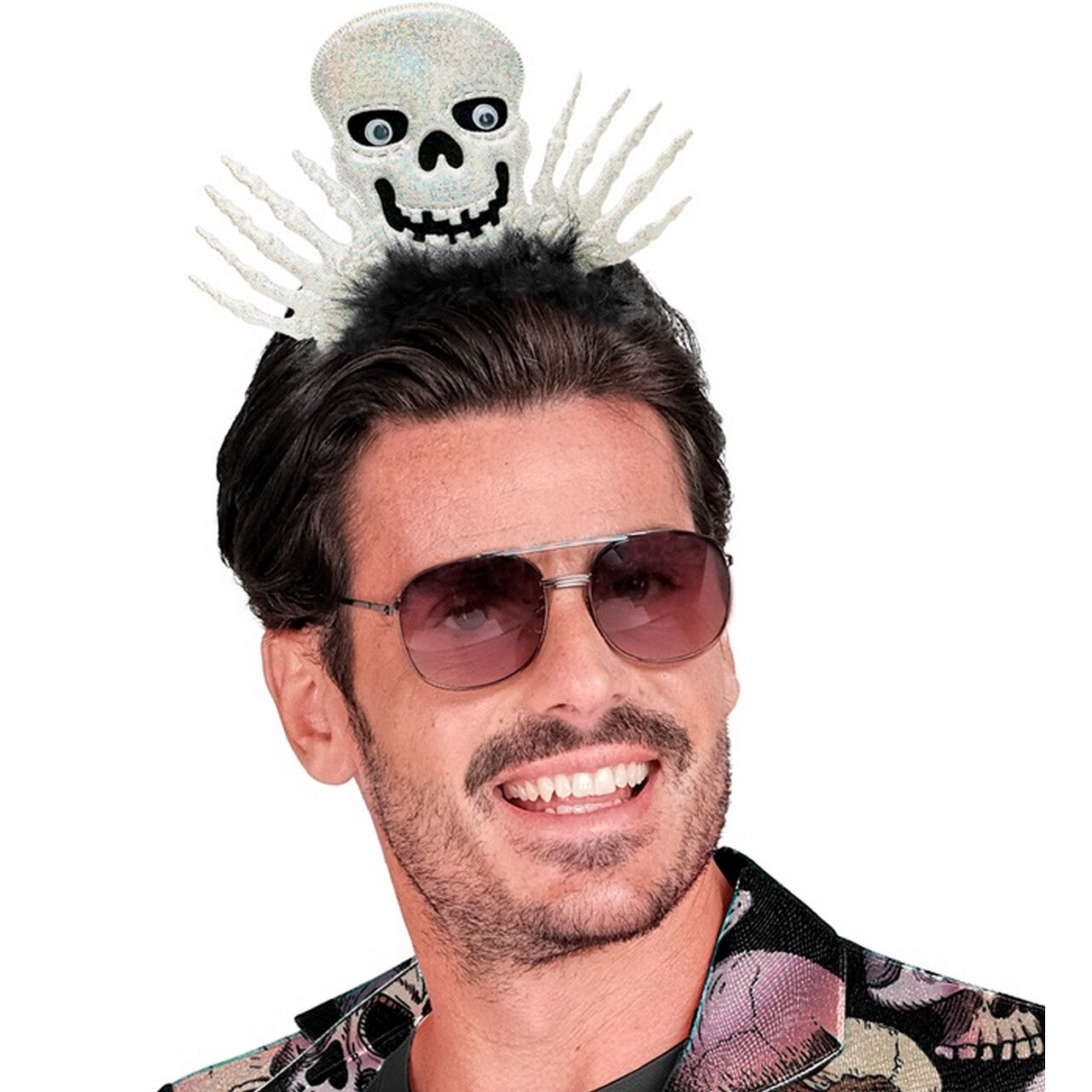 Op deze afbeelding zie je een Accessoires, van het merk Widmann. Hoofdband Spooky High