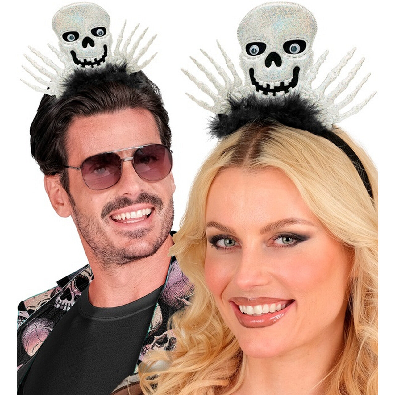 Op deze afbeelding zie je een Accessoires, van het merk Widmann. Hoofdband Spooky High