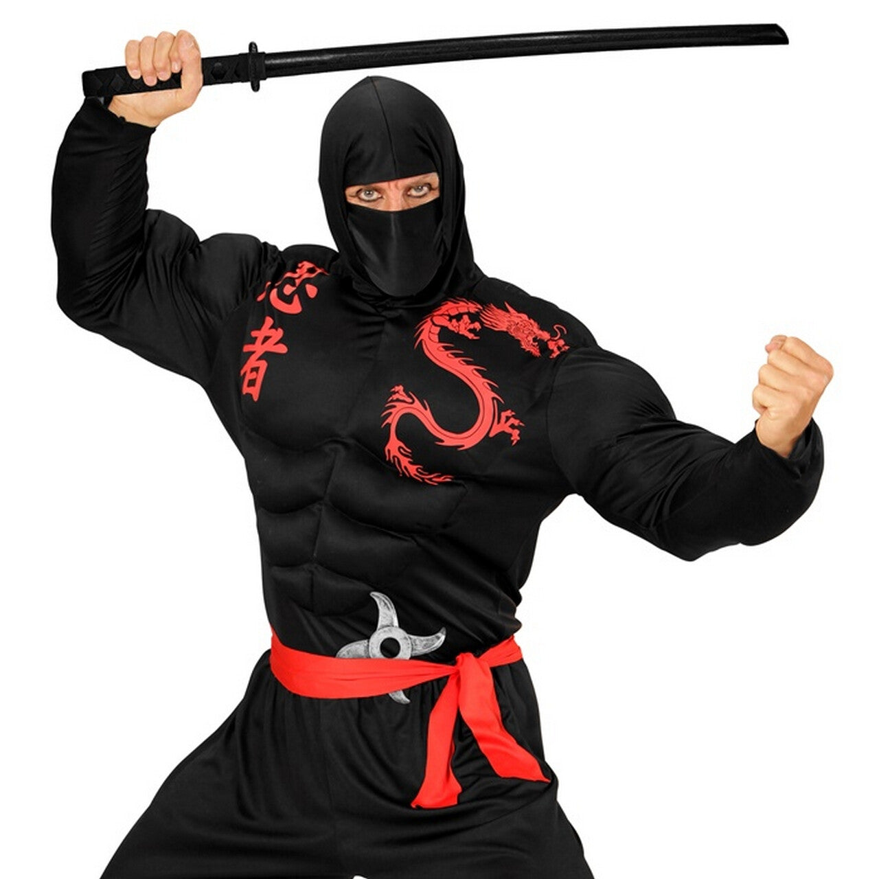 Op deze afbeelding zie je een Accessoires, van het merk Widmann. Katana Ninja Zwaard